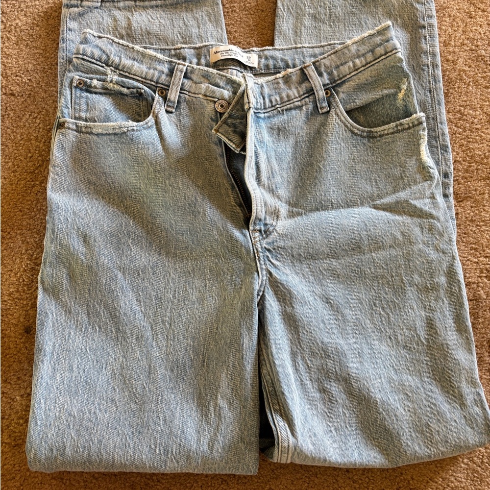 Abercrombie & Fitch Light Blue High Rise Jeans